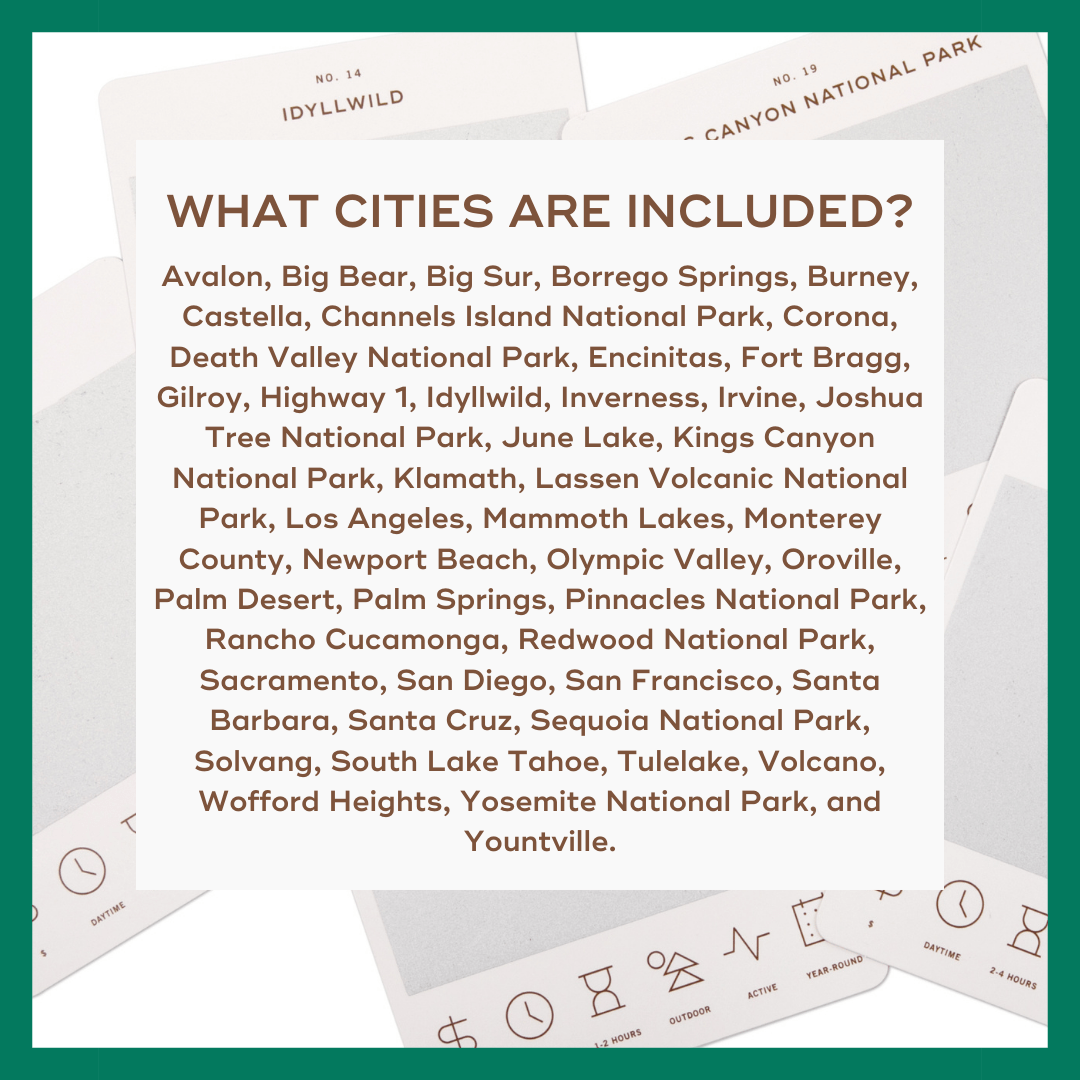 California Adventure Bucket List - Reach International Outfitters